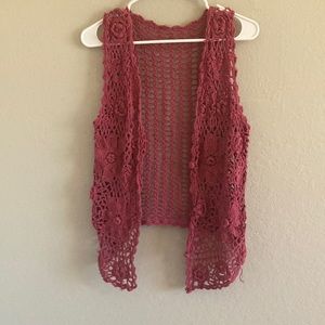 9. Boho vest fits up to a large